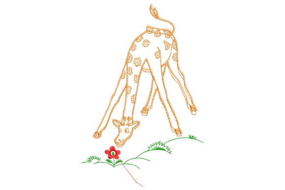 Cute Giraffe Embroidery Design Review