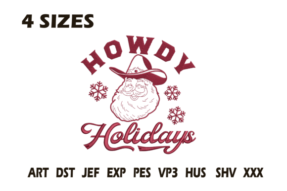 Howdy Holidays Cowboy Santa Embroidery Review