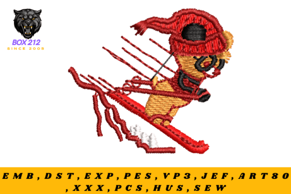 Ice Skater Embroidery Design Review for Apparel