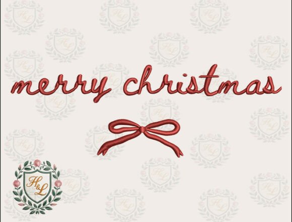 Merry Bow Christmas Embroidery Files Review