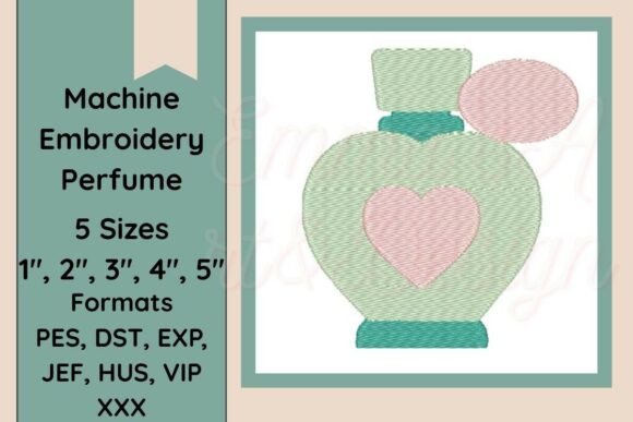 Perfume Bottle Machine Embroidery Design Review