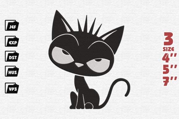 Review: Mischievous Cat Embroidery for Holiday Gifts