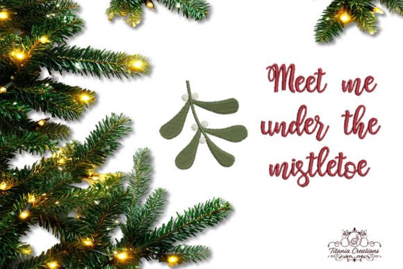 Under the Mistletoe Machine Embroidery Review